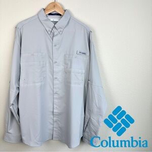 Columbia Tamiami PFG Omni-shade long-sleeve button-down shirt